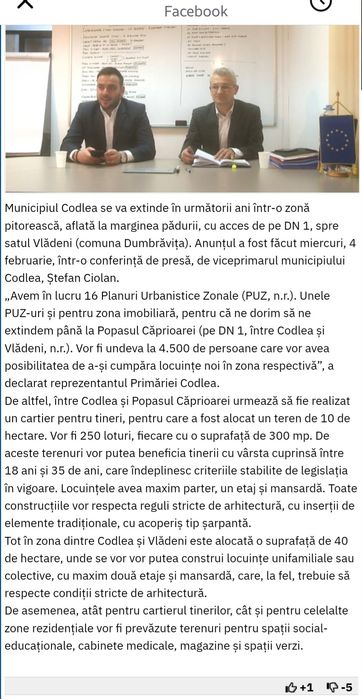 Teren  intravilan SCH cu Auto Sau Apartament 500 Mp