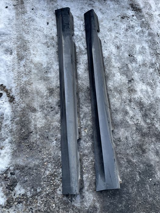 БМВ Е90 Е91 М техник прагове  Черни 475