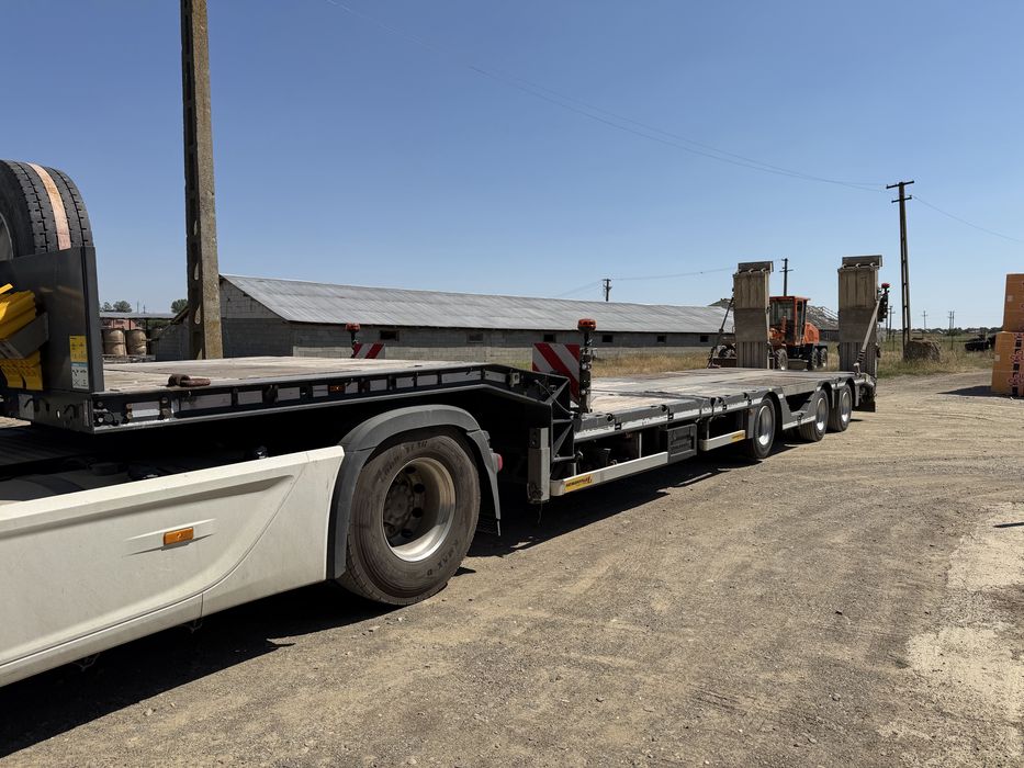 Trailer Faymonville 3 axe extensibil lungime si latime + alveole
