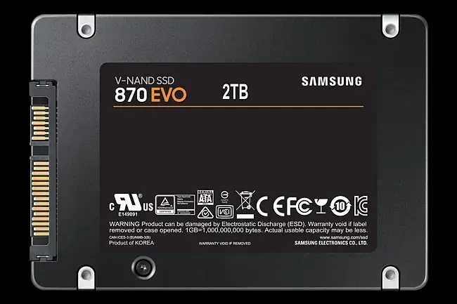 SSD 2TB Samsung 870 EVO interfata SATA 3 sata III 2 TB Nou Sigilat