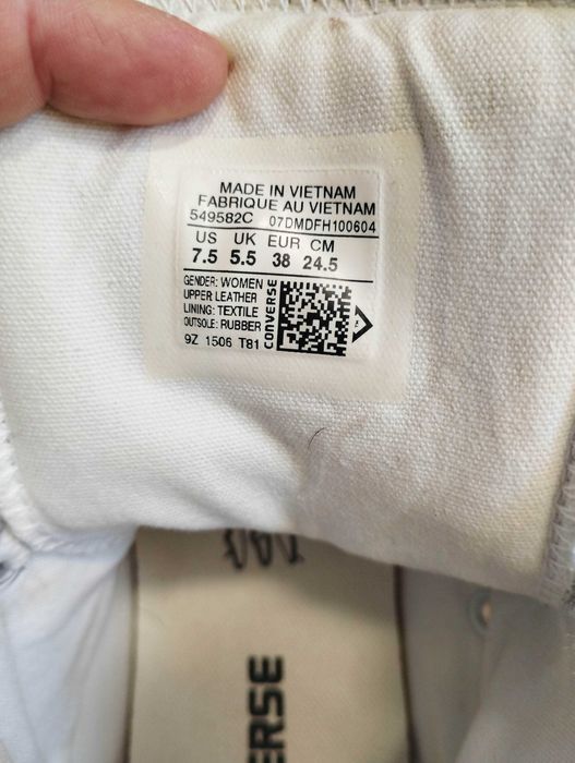 Кецове кожени Converse, 38 размер