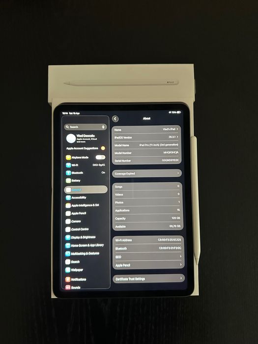 iPad Pro 11" (Gen 3) M1 + Apple Pencil 2