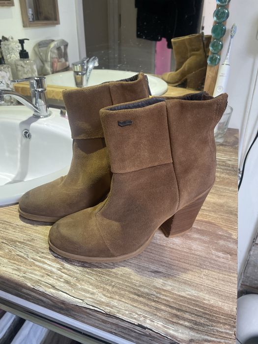 Страхотни боти- кафяв набук GAS топли отвътре 37 номер