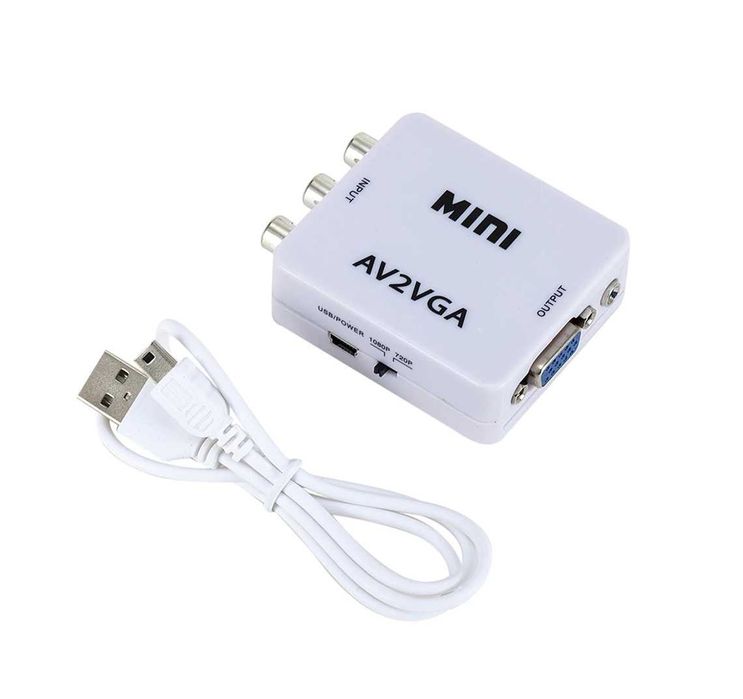 Конвертер VGA to AV (RCA), AV (RCA) to VGA