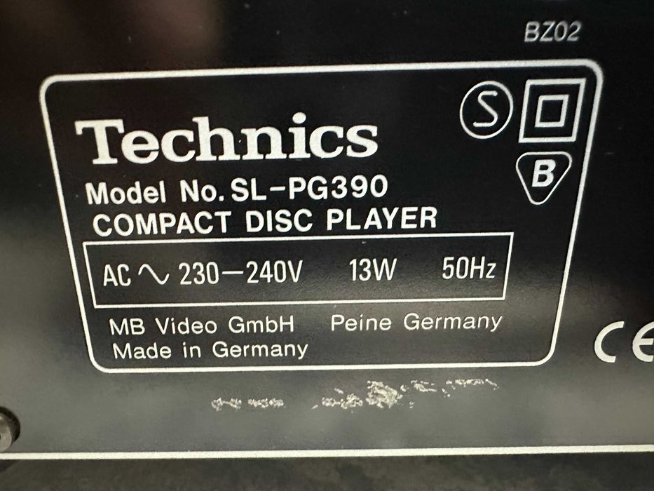 Technics SL-PG390 - CD Player Сиди Плеър