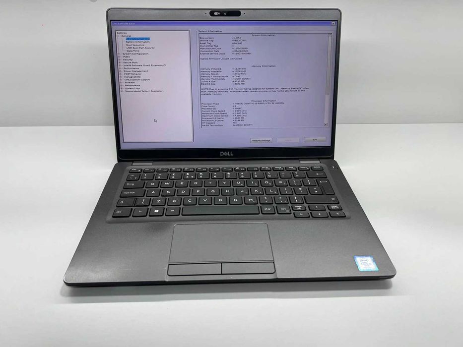 Laptop SH Dell Latitude 5300 i5-8365U 16Gb RAM SSD NVME 256GB Touch