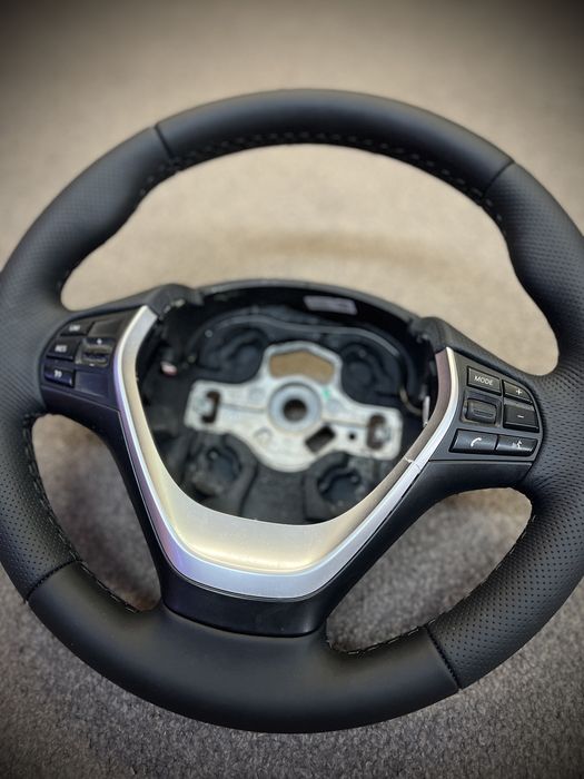 Volan piele naturală BMW seria 1 2 3 4 F20 F22 F30 F31 F32 F33 F34 F36