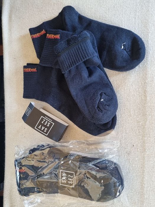 Pachet 6 perechi sosete Thermal, albastru. Unisex. Noi