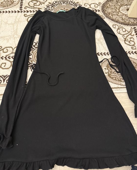 платье и двойка вязанное