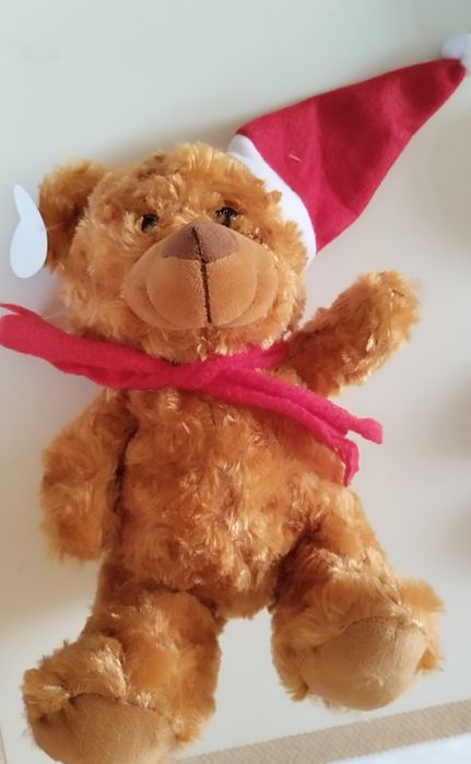 Pluș ursuleț Moș Crăciun