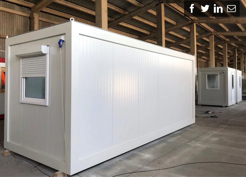 Container vitrina containere open space showroom birouri