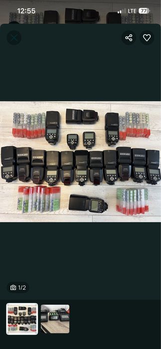 Blitz Yn 560 iv/iii/ii transmitator yn 560 ii-acumulatori-Maha powerex