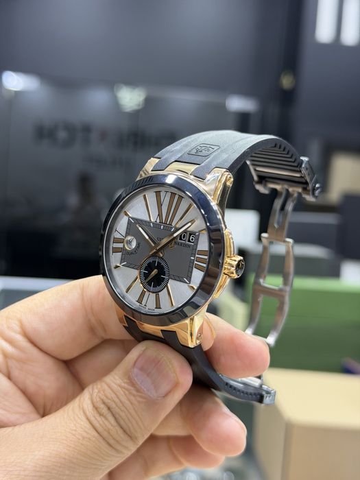 Золотые Часы Ulysse Nardin Executive Dual Time 18k
