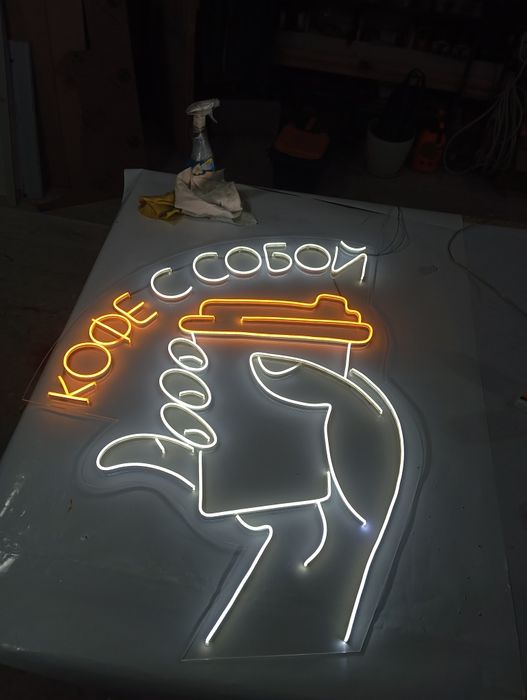 Tashqi reklama, 3D harflar, Neon, Arakal, Banner, Remont