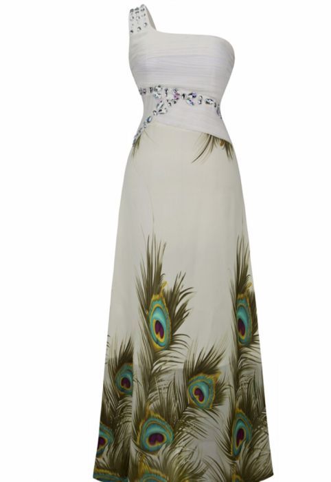 Официална рокля с камъни