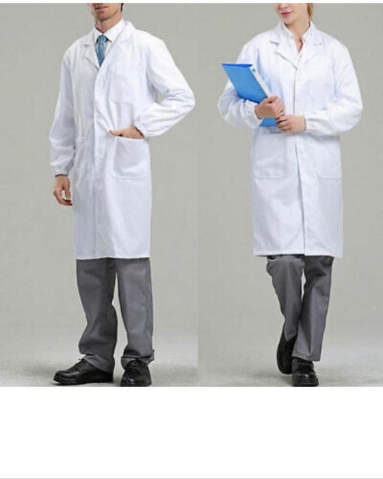 Лабораторные халаты х/б качество