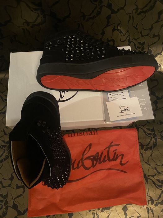 Adidasi Christian Louboutin High. Lubutani Lobotani