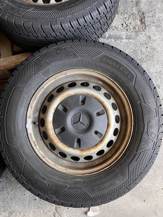 Jante Mercedes Sprinter Vw Crafter + 235/65/16 C , Barum , DOT 2024 !