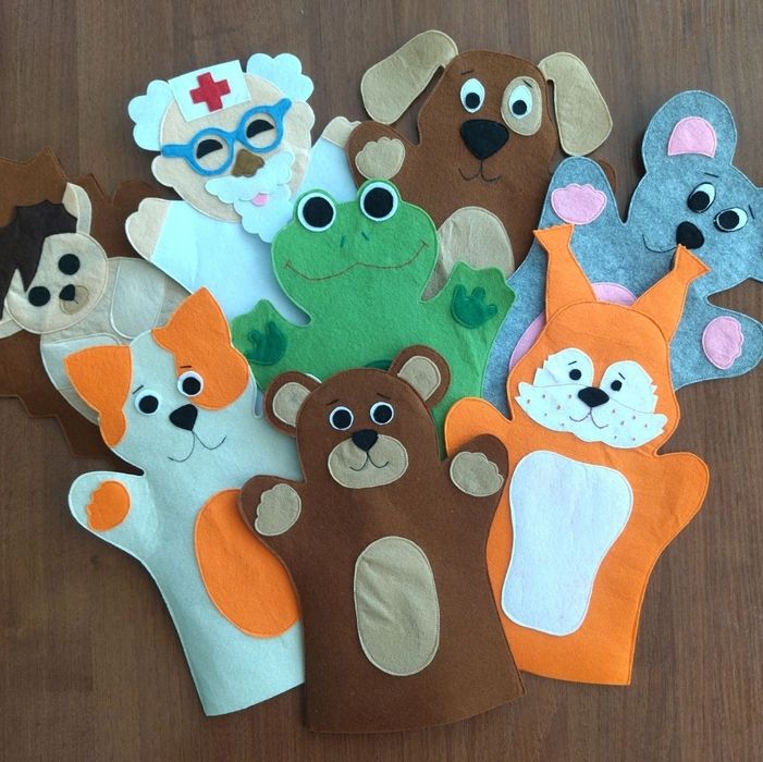 Театр из фетра перчаточный, пальчиковый