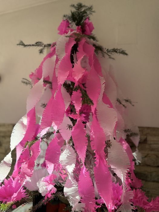 Brad de nunta, cu mai multe culori.