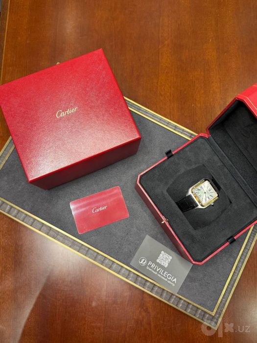 NEW Cartier Santos de Cartier Santos-Dumont XL Hand-Wind