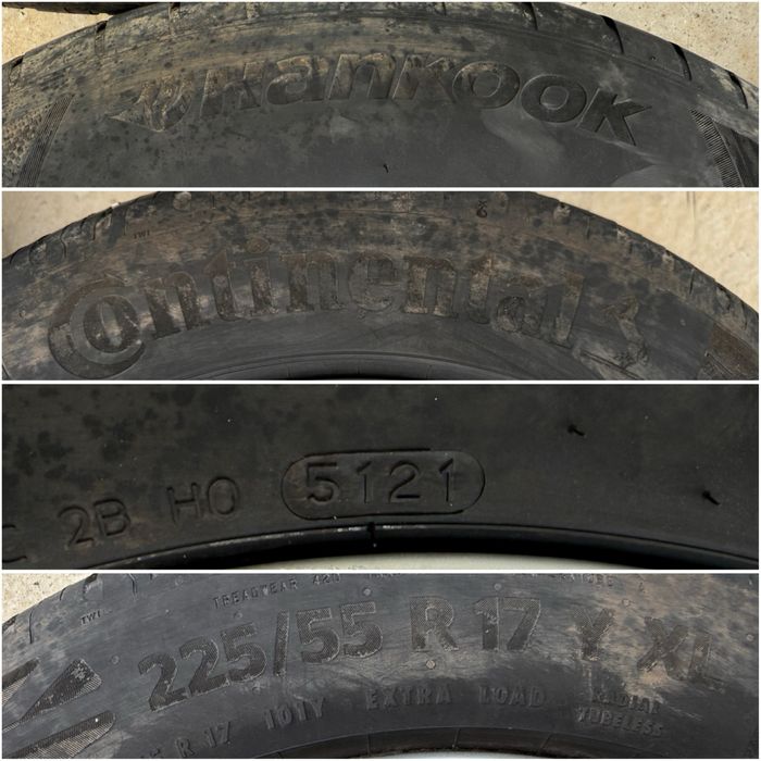 Roti - Jante BMW 17’ 5x120 + Anvelope 225/55 R17 Bmw F10 F11