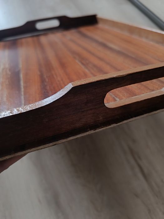 Деревянный поднос советских времён