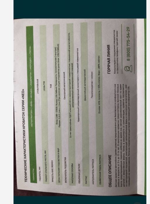 Детская кровать машина