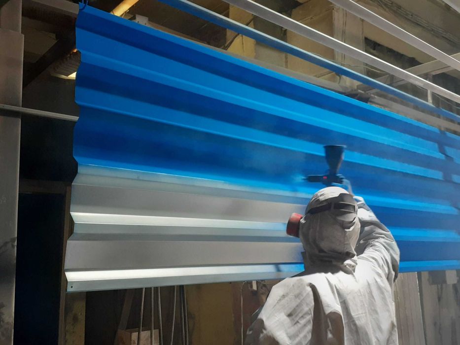 Порошковая покраска Профнастила