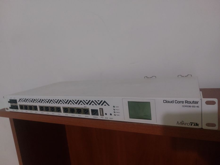 Маршрутизатор Mikrotik Cloud Core Router 1036-12G-4S