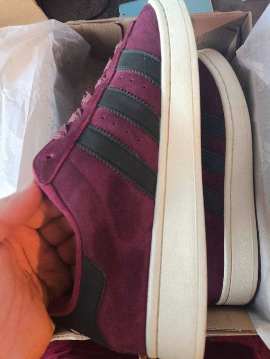 Adidas Campus Collegiate бордового цвета