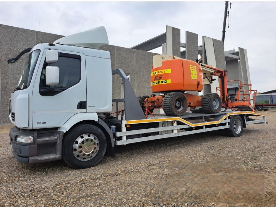 Camion / Platforma transport utilaje / Renault Midlum