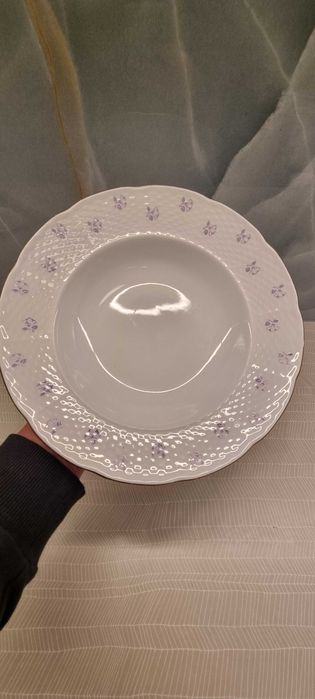 Порцеланови чинии, сервиз за хранене, Чехословакия