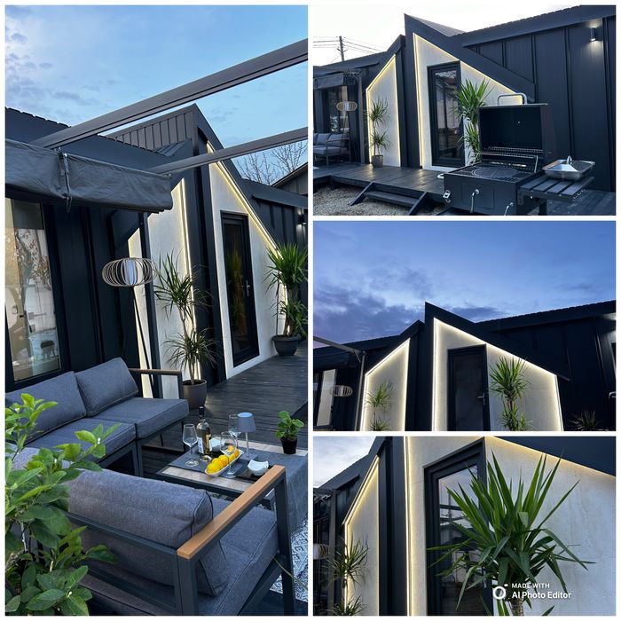 Tiny House Casă de vacanță, transportabilă, casă lemn, mobilă,bungalow