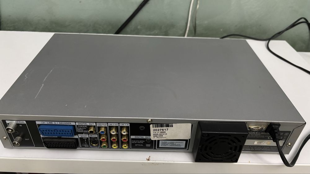 DVD Recorder SONY RDR-GX210