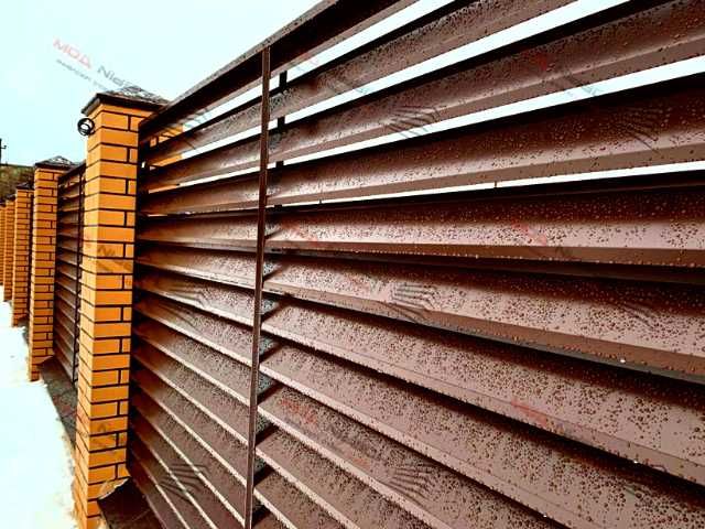 Забор жалюзи еврозабор