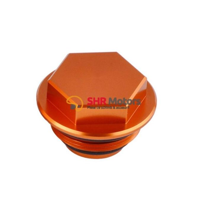 Capac rezervor frana spate KTM portocaliu aftermarket