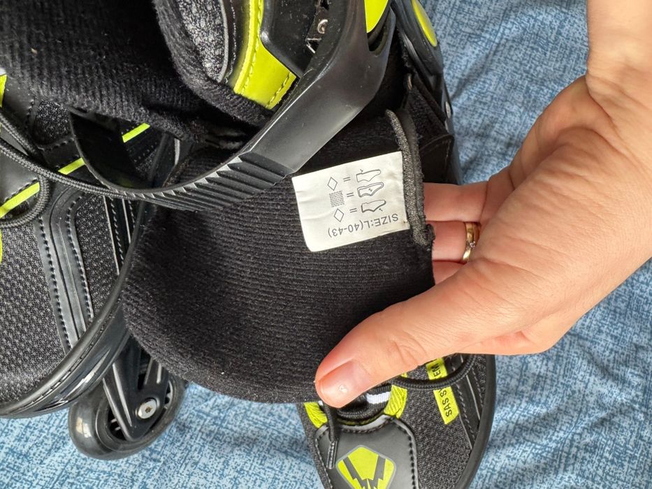 Role Raven Pulse Negru/Galben mărime reglabila 40-43