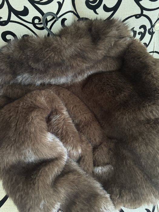 Шуба коричневая