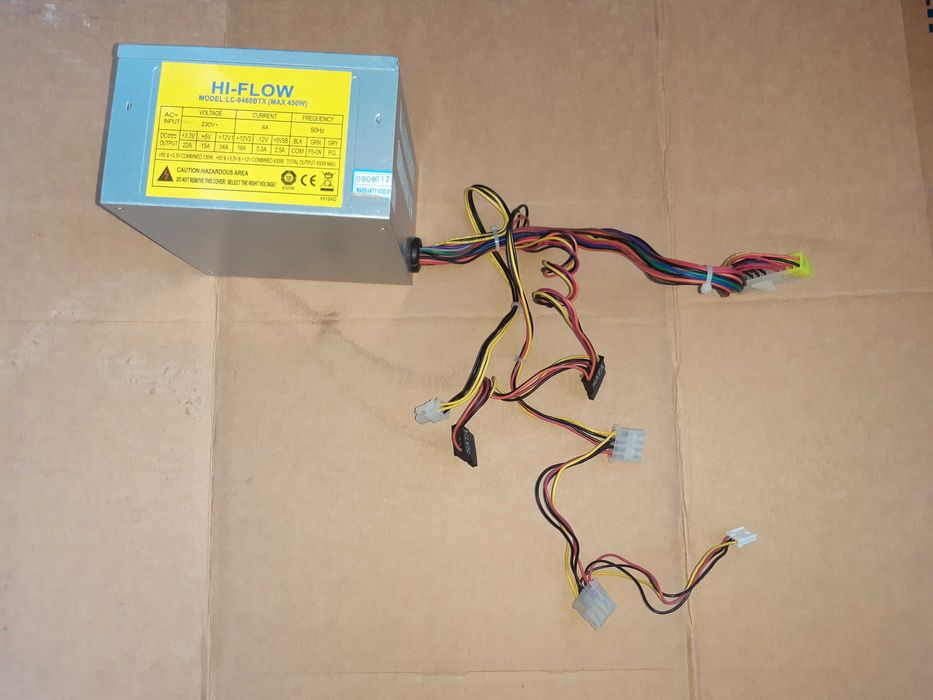 450W Захранвaнe за настолен  компютър HiFlow 20+4 пина