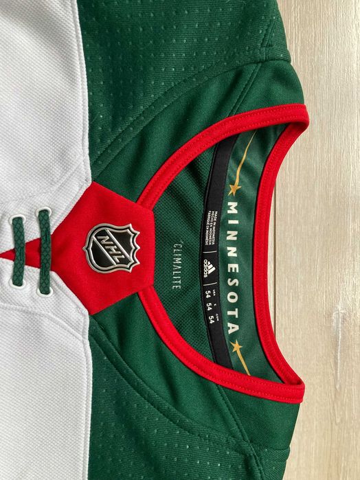 Adidas Адидас Minesota Wild NFL Dubnik hockey jersey хокейна джърси L