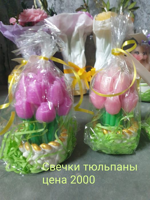 Подарки свечи и шкатулки из гипса