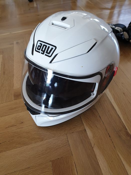 Екипировка за мотор: Каска AGV. Alpinestar:Ръкавици, Панталон,Обувки