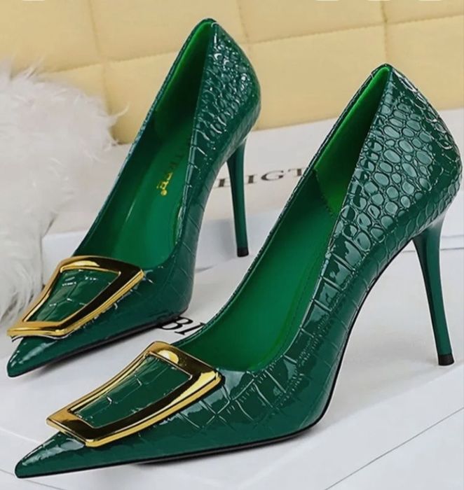 Туфли Syjwy зелёного цвета