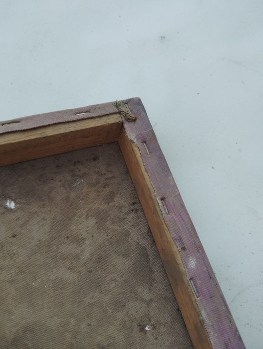 Pictura unica pe panza, și tablou tapițat 3D, +stropitoare de aramă !