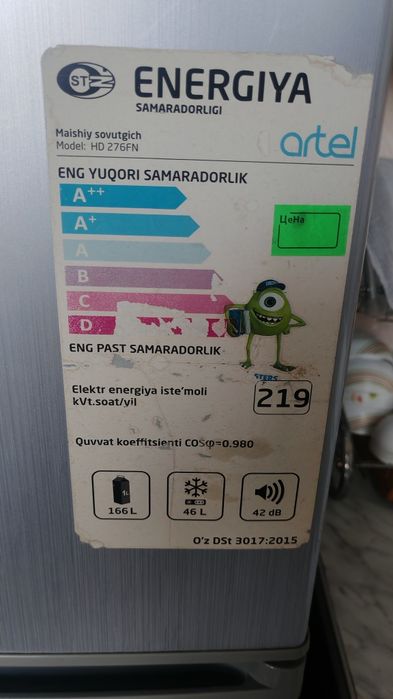 Artel HD 276FN holati yaxshi