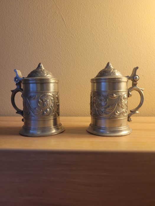 Мини калаени халбички винтидж