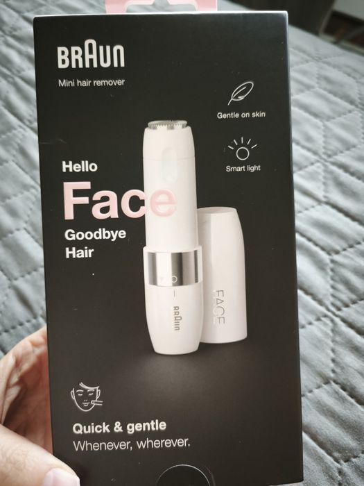 Уред за нежно обезкосмяване на лице Braun