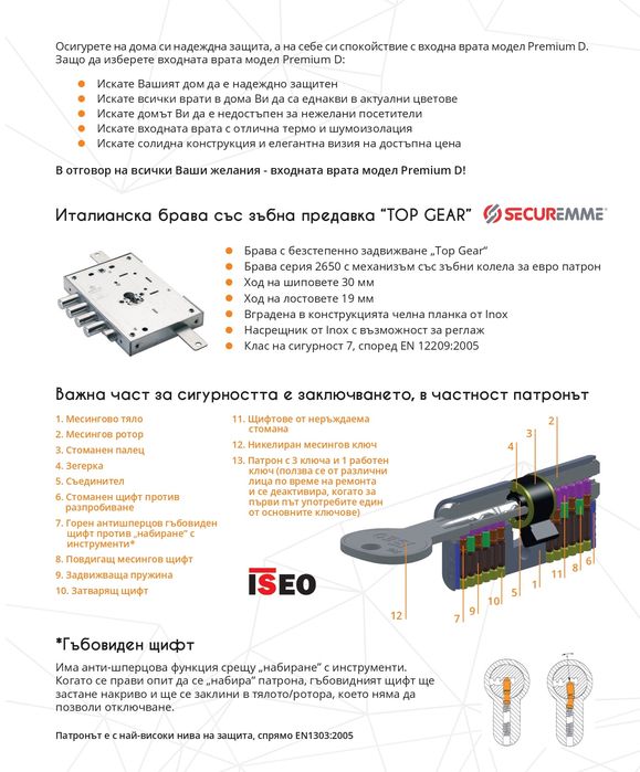 Входна врата Eurostill Premium D