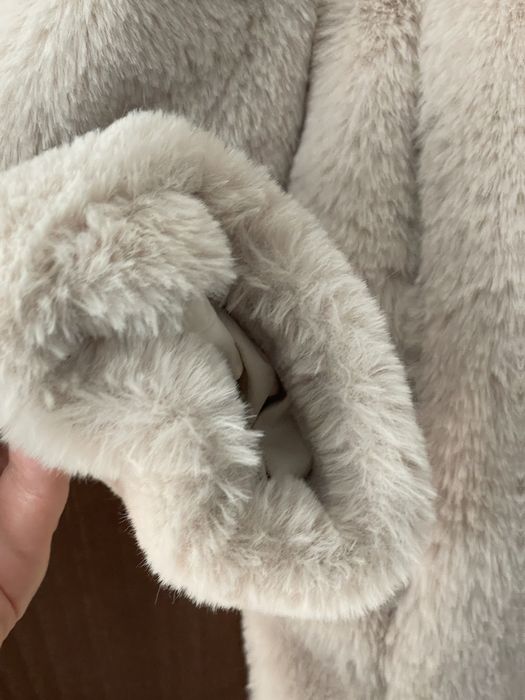 H&M blana artificiala jacheta